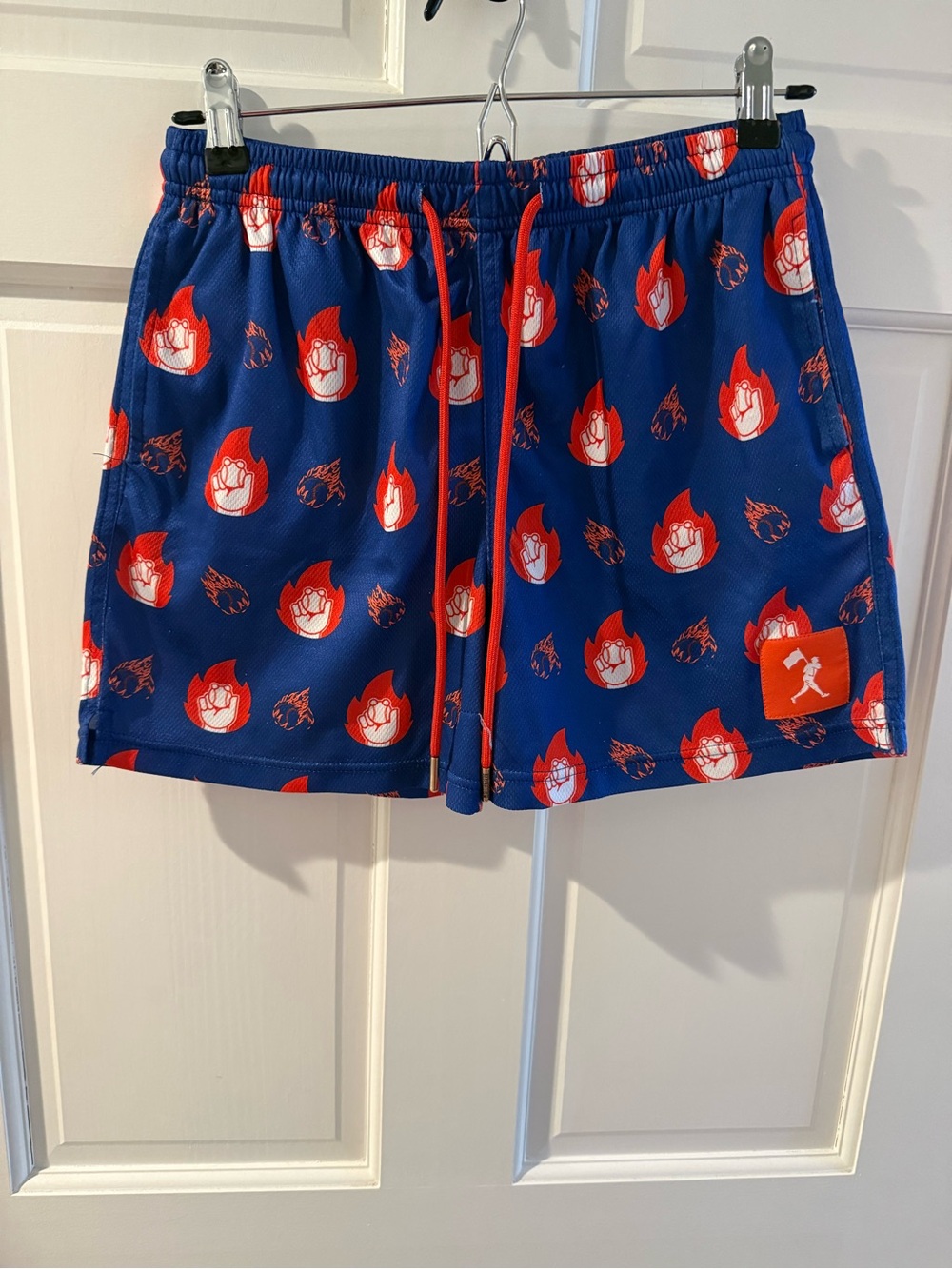 Baseballism Flame Thrower Diamond Air Mesh Shorts – Youth XL
